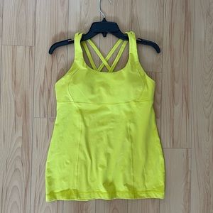 Lululemon Neon Yellow Tank